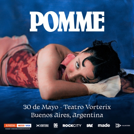 Por primera vez en Argentina: Pomme en el Teatro Vorterix